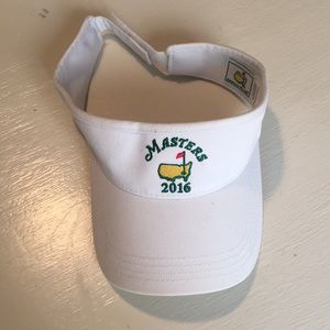 Master’s white 2016 golf visor
